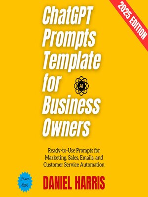 cover image of ChatGPT Prompts Template for Business Owners